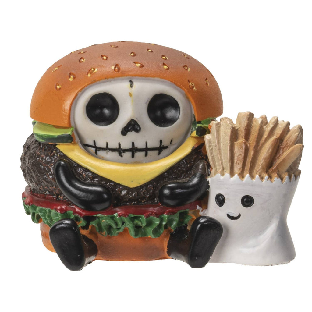 Furrybones Burger with French Fries